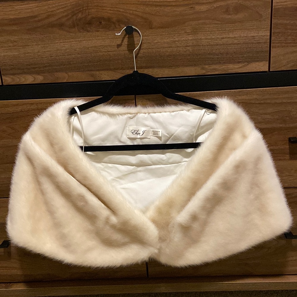Eliza J Ivory Shawl Wrap